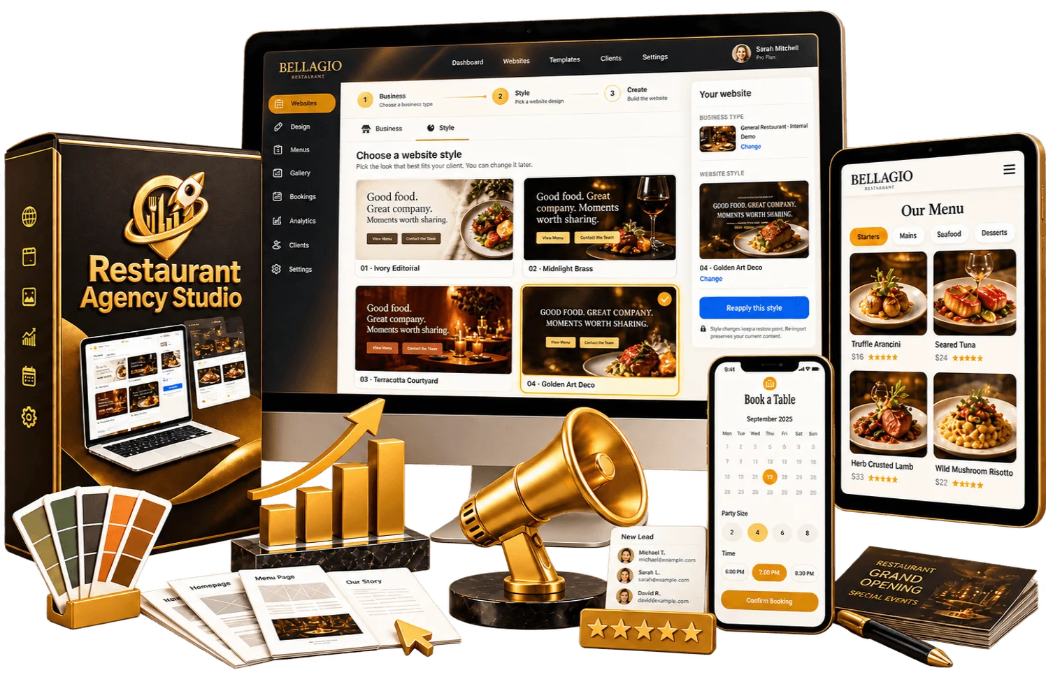 Restaurant Agency Studio Review – WordPress-powered restaurant website creation and client delivery system